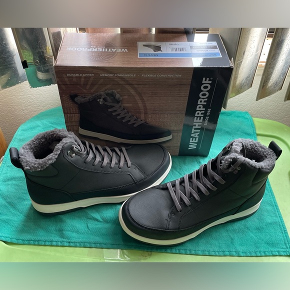 Weatherproof Men’s “Larry” Fleece-Lined Boots - Picture 11 of 13